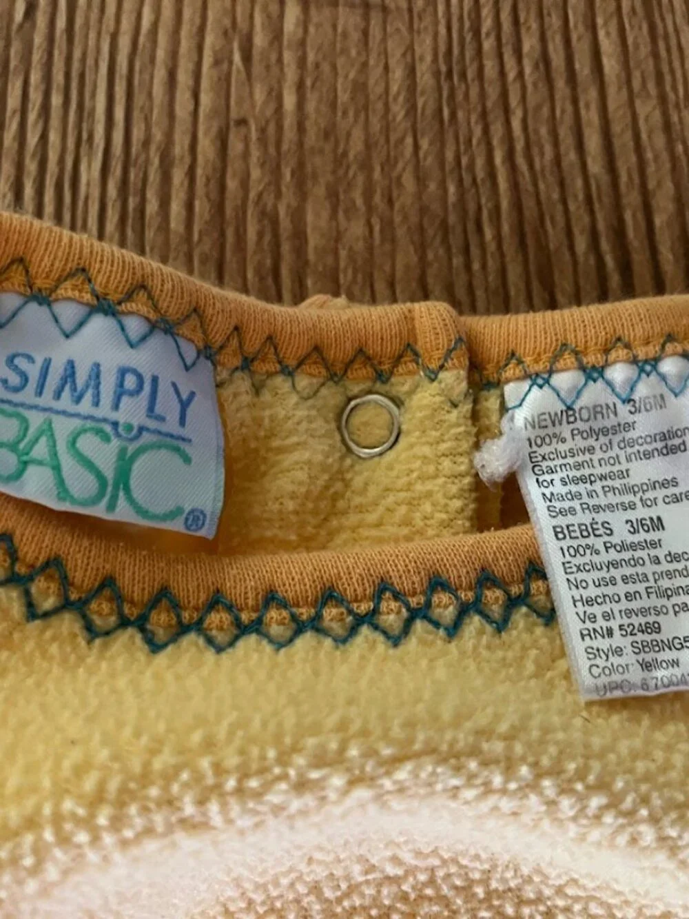 Simply Basic 2pc Fleece & Pants Set, 3/6 Months